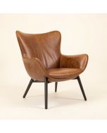Bergholt 29 '' Wide Cowhide Butterfly Chair (synthetic illustration; no displayed measurements)