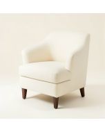 Mellery Upholstered Parsons Chair In Cream (synthetic illustration; no displayed measurements)