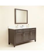 Angeles 60 '' Double Bathroom Vanity Set (synthetic illustration; no displayed measurements)