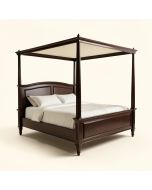 Amed Queen Four Poster Bed (synthetic illustration; no displayed measurements)
