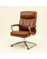 Bloomingburg Genuine Leather Conference Chair (synthetic illustration; no displayed measurements)