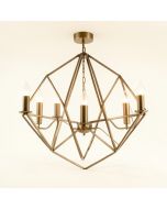 Deloris 4 - Light Candle Style Geometric Chandelier (synthetic illustration; no displayed measurements)