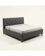 Rauscher Tufted Solid Wood Upholstered Low Profile Standard Bed (synthetic illustration; no displayed measurements)