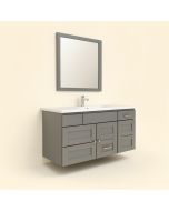 16 '' Wall-Mounted Single Bathroom Vanity Set (synthetic illustration; no displayed measurements)