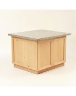 Eloy Kitchen Island With Granite Top (synthetic illustration; no displayed measurements)