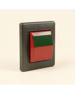 Dark Light Squares 1-Gang Toggle Light Switch Wall Plate (synthetic illustration; no displayed measurements)