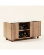 Hype Buffet With Wine Storage (synthetic illustration; no displayed measurements)