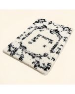 Soho Hand-Tufted Wool White/Black Area Rug (synthetic illustration; no displayed measurements)