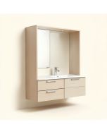 Letourneau 47 '' Wall-Mounted Single Bathroom Vanity Set (synthetic illustration; no displayed measurements)