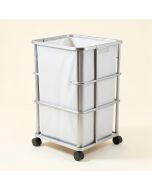 Laundry Hamper Basket Cart (synthetic illustration; no displayed measurements)