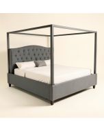 Desseray Tufted Four Poster Bed (synthetic illustration; no displayed measurements)