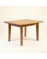 Aouab 35.4 '' Rubberwood Solid Wood Dining Table (synthetic illustration; no displayed measurements)