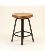 Harbison Swivel Solid Wood Counter & Bar Stool (synthetic illustration; no displayed measurements)