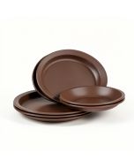 Jarl Cubby Bear 12 Piece Melamine Dinnerware Set , Service For 4 (synthetic illustration; no displayed measurements)