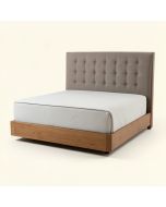 Mazin Queen Tufted Upholstered Low Profile Standard Bed (synthetic illustration; no displayed measurements)