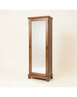 Over The Door Jewelry Armoire With Mirror (synthetic illustration; no displayed measurements)