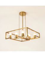 Brenton Cove 6-Light Candle Style Rectangle / Square Chandelier (synthetic illustration; no displayed measurements)