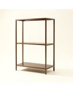 Basford 85.5 '' H X 72 '' W Metal Etagere Bookcase (synthetic illustration; no displayed measurements)