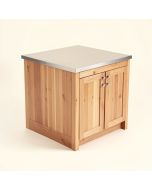 Gael Kitchen Island Set With Stailess Steel Top (synthetic illustration; no displayed measurements)