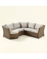 Purington Circular Patio Sectional With Cushions (synthetic illustration; no displayed measurements)