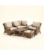Linthicum Patio Outdoor 3 Piece Seating Group With Cushions (synthetic illustration; no displayed measurements)