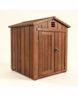 8 Ft. 5 In . W X 4 Ft. D Solid Wood Lean-To Storage Shed (synthetic illustration; no displayed measurements)