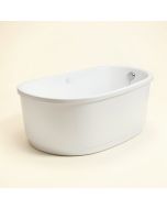 Sheba 72 '' X 28 '' Freestanding Soaking Acrylic Bathtub (synthetic illustration; no displayed measurements)