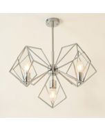 Rennes Unique / Statement Geometric Chandelier (synthetic illustration; no displayed measurements)