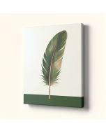 Feather Iv In Color Graphic Art On Wrapped Canvas (synthetic illustration; no displayed measurements)