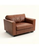 Krehbiel 72 '' Faux Leather Flared Arm Sofa (synthetic illustration; no displayed measurements)