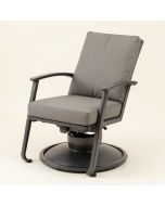 Deluxe Swivel Patio Chair With Cushions (synthetic illustration; no displayed measurements)