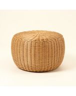 Hallatrow Round Hand Woven Pouf (synthetic illustration; no displayed measurements)
