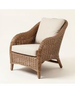 Berchmans Wicker Rocker Chair With Cushions (synthetic illustration; no displayed measurements)