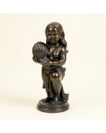 Amabillia Beautiful Girl Holding A Shell Statue (synthetic illustration; no displayed measurements)