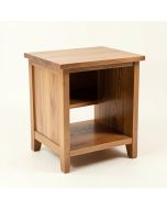 Massie Solid Wood End Table With Storage (synthetic illustration; no displayed measurements)