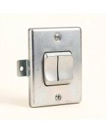 Arabinda 2-Gang Toggle Light Switch Wall Plate (synthetic illustration; no displayed measurements)