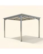 10 Ft. D Aluminum Pergola (synthetic illustration; no displayed measurements)
