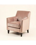 Tower Place Upholstered Arm Chair In Rose-Gold (synthetic illustration; no displayed measurements)
