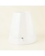 6 '' H Glass Novelty Lamp Shade ( Screw On ) In White (synthetic illustration; no displayed measurements)