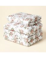 White Floral 2 Piece Duvet Cover Set (synthetic illustration; no displayed measurements)