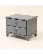 Kit 2 - Drawer Nightstand In Gray (synthetic illustration; no displayed measurements)