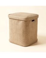 Heuer Woven Laundry Hamper (synthetic illustration; no displayed measurements)