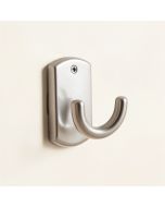 Single Stainless Steel Wall Mounted Towel Hook (synthetic illustration; no displayed measurements)