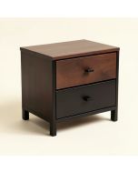 Tiro Steel Nightstand In Brown/Black (synthetic illustration; no displayed measurements)