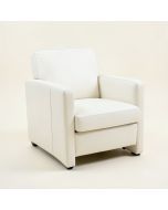 Champy 23 '' W Faux Leather Armchair (synthetic illustration; no displayed measurements)