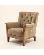 Ganna 31.1 '' Wide Tufted Wingback Chair (synthetic illustration; no displayed measurements)