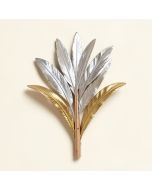 Sunburst Resin Dimensional Palm Box Wall Décor (synthetic illustration; no displayed measurements)