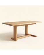 Minerva Pine Solid Wood Dining Table (synthetic illustration; no displayed measurements)