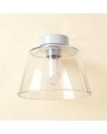4.75 '' H Glass Novelty Ceiling Fan Fitter Shade ( Screw On ) In Clear (synthetic illustration; no displayed measurements)