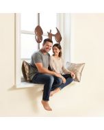 Alta Couple Sitting On A Window Sill Wall Décor (synthetic illustration; no displayed measurements)